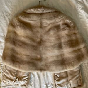 Vintage genuine fur shrug